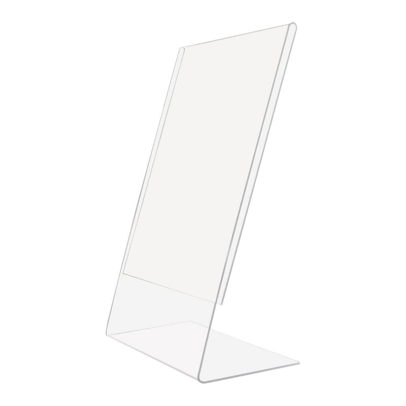 SourceOne Source One 8.5 X 11 Inches Acrylic Slant Back Sign Holder Ad Frame, Clear Acrylic (SB-85X11) - Image 4